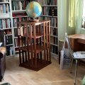 Kundbild Boksnurra i mahogny - Roterbar 360� - Mozart: Passar fint i mitt bibliotek