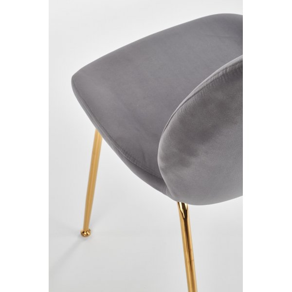 Chaise de salle  manger Cadeira 381 - Gris
