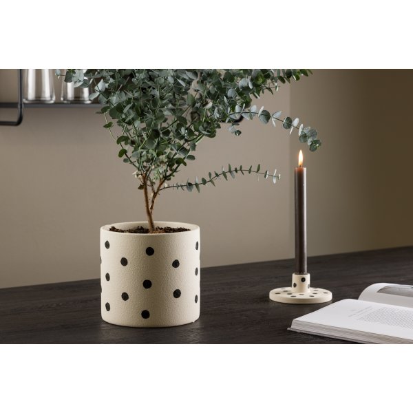 Pot Sane 18 x 17 cm - Noir/Blanc Pot Sane 18 x 17 cm - Noir/Blanc