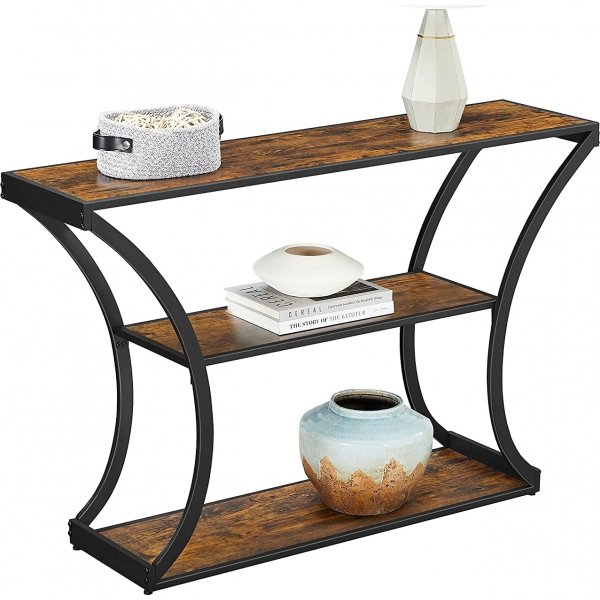 Silje consoletafel 120 x 30 cm - Bruin/zwart