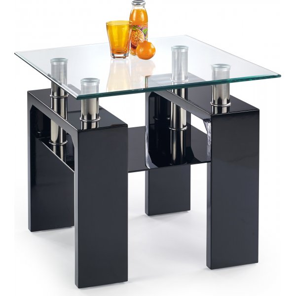 Paisley salontafel 60 cm - Zwart