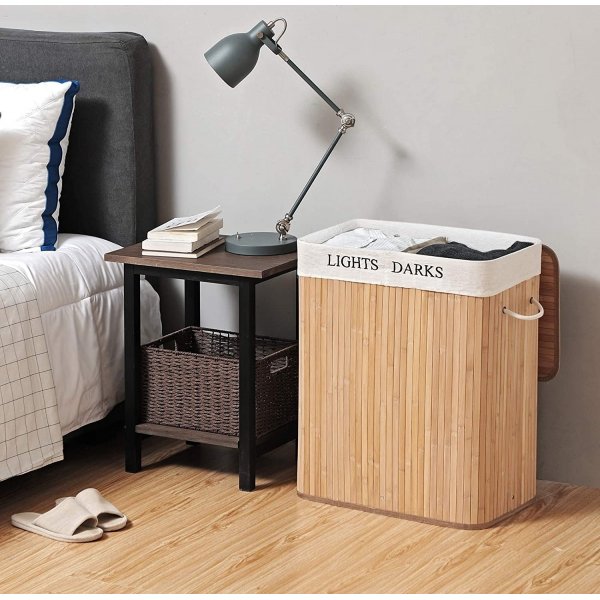 Panier à linge Carolin 100 l - Bambou Panier à linge Carolin 100 l - Bambou