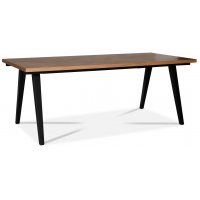 Skagen matbord med fiskbens mönster - Ek fanèr Skagen matbord med fiskbens mönster - Ek fanèr