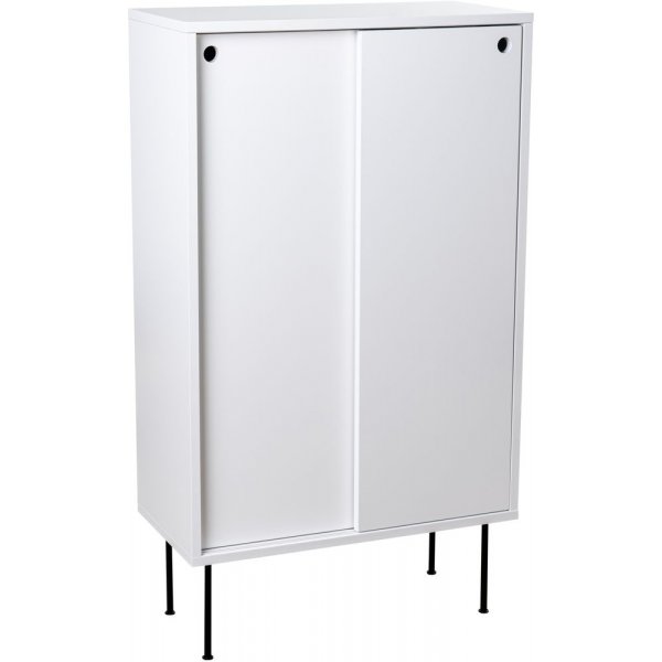 Volume vitt skåp med skjutdörrar Volume vitt skåp med skjutdörrar