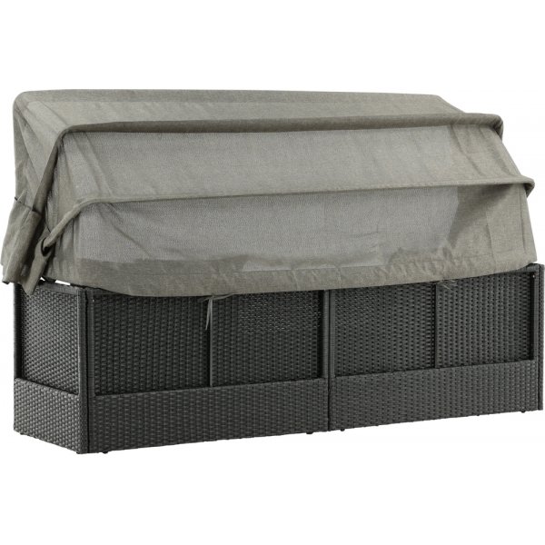 Nopy solsäng - Svart/Grå Nopy solsäng - Svart/Grå