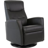 Hjellegjerde King reclinerfåtölj - Svart skinn Hjellegjerde King reclinerfåtölj - Svart skinn