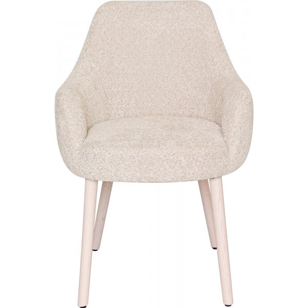 Theo eetkamerstoel - Beige/eiken Theo eetkamerstoel - Beige/eiken