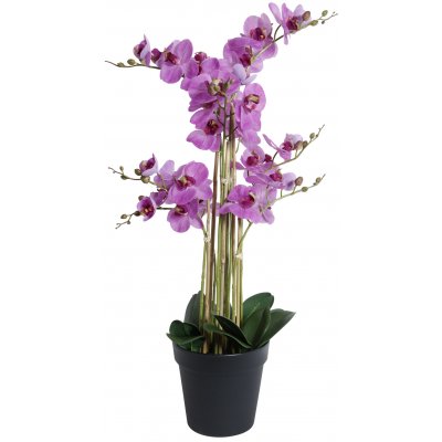 Konstvxt - Orkid 8 stnglad H80 cm - Rosa