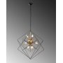 Tilly plafondlamp 13253 - Zwart/antiek