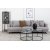 Hedlunda 3-sits XL soffa - Grå + Möbelvårdskit för textilier