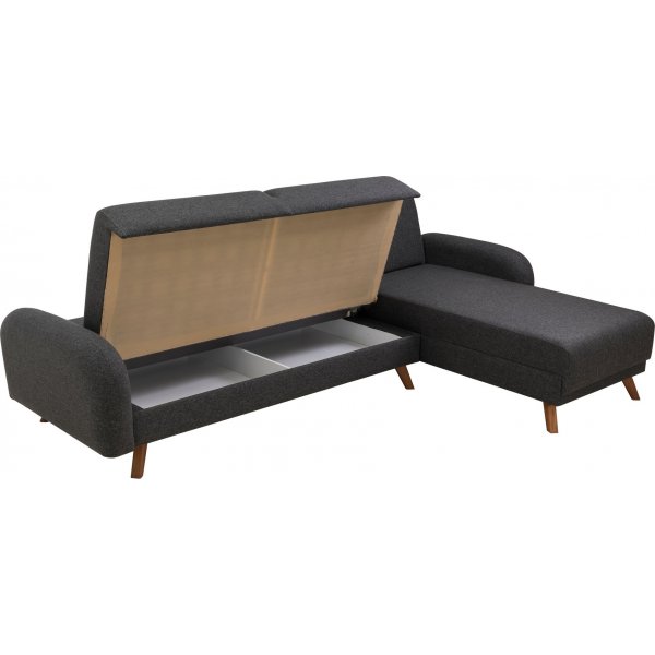 Kronos slaapbank Antraciet