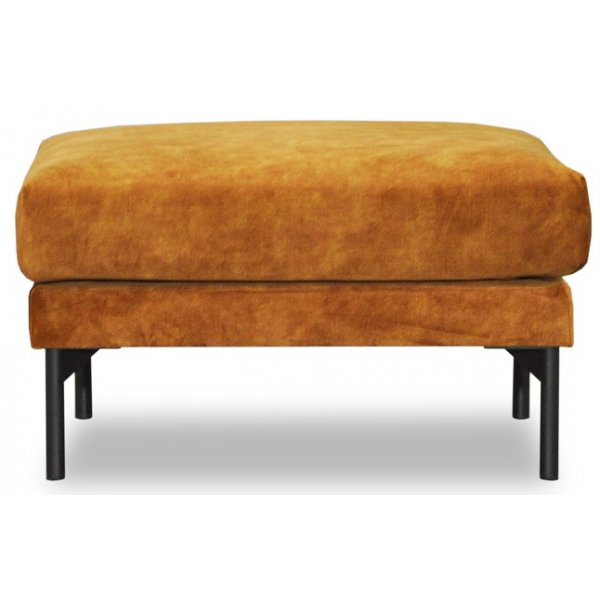 Smilla fotpall 70x60 cm - Guldbrun sammet Smilla fotpall 70x60 cm - Guldbrun sammet