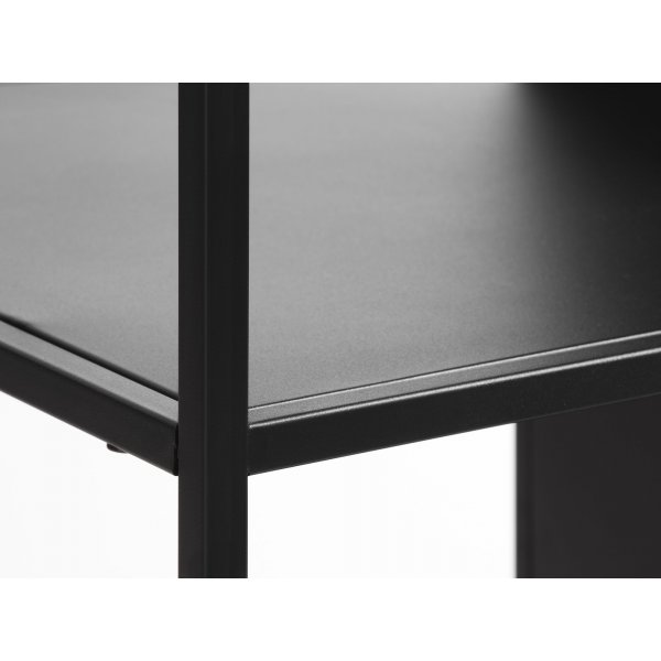 Buffet Billy en mtal noir avec 3 portes