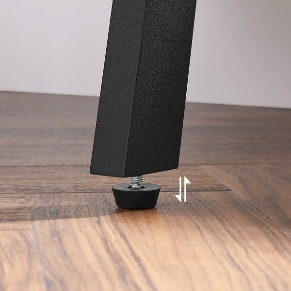 Sakarias bijzettafel 46 x 35 cm - Bruin/zwart