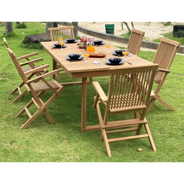 Teakhouten salontafel 180x100 cm - Saltö Teakhouten salontafel 180x100 cm - Saltö