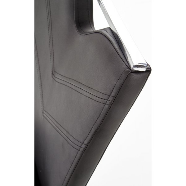 Chaise Annmarie - Noir/chrome Chaise Annmarie - Noir/chrome