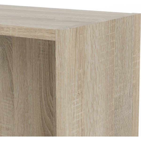 Bibliothèque haute et large Basic - Chêne Bibliothèque haute et large Basic - Chêne