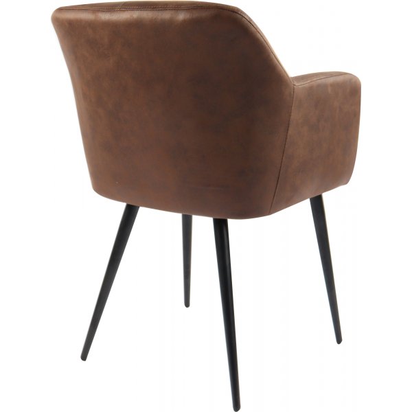 Fauteuil in bruin PU - Lamar