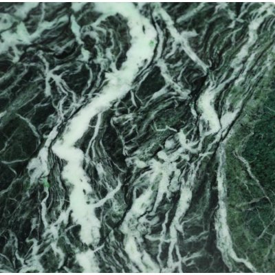 Bordsskiva 75x75 cm - Grön marmor