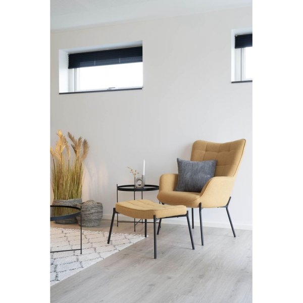 Glasgow Fotpall - Orange/svart Glasgow Fotpall - Orange/svart