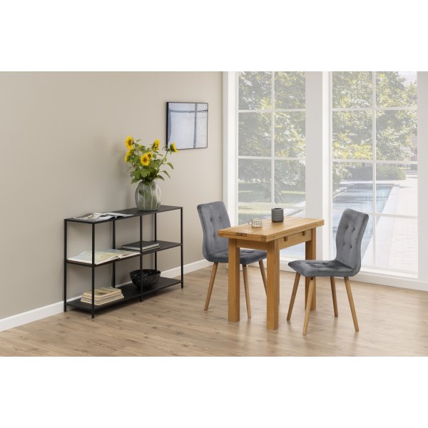 Chaise de salle  manger Frida - Gris fonc