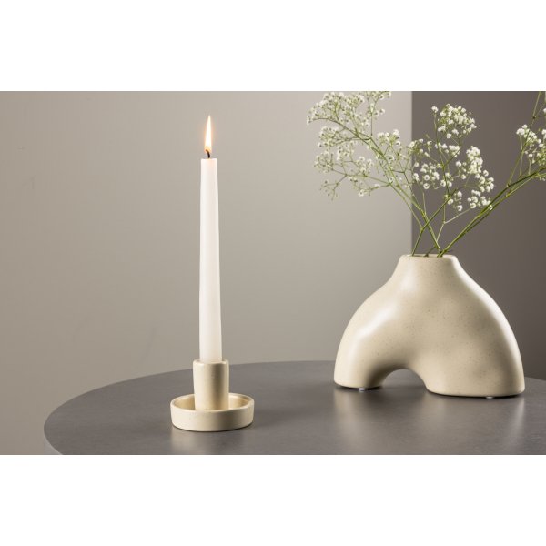 Ceco ljusstake - Beige/Svart Ceco ljusstake - Beige/Svart
