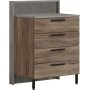 Commode Home - Marron/gris