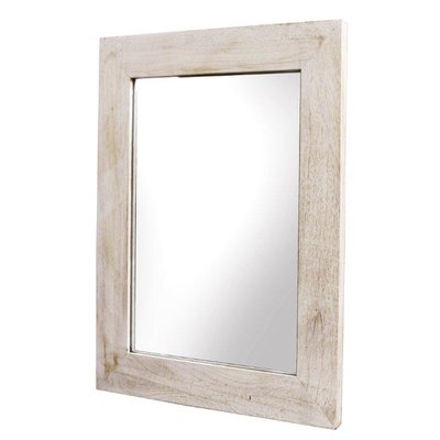 Spegel flat 40x50 cm - Whitewash