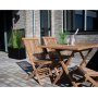Salt matbord i teak - 120x80x75
