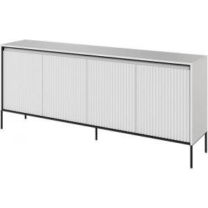 Buffet Trend L193 cm - Blanc/noir