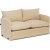 Saga 2-sits bddsoffa XL - Cream