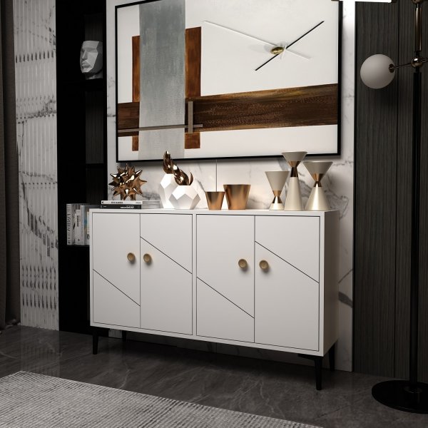Buffet Myria - Blanc