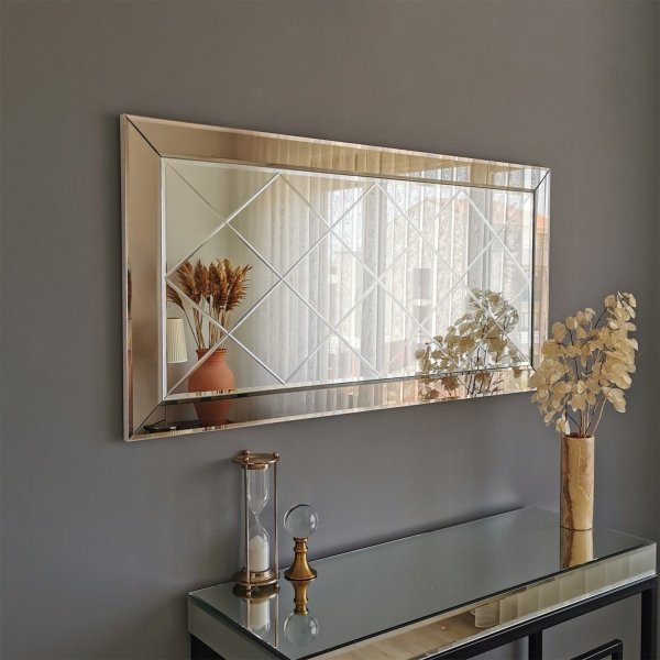 Miroir Argyle horizon - Argent