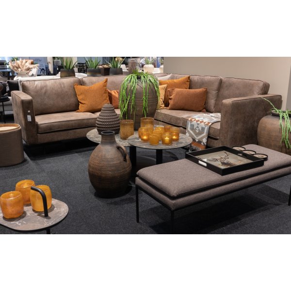 Plaid Saga 140x190 cm - Marron/rouille Plaid Saga 140x190 cm - Marron/rouille