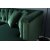 Dotto divansoffa med nitar - Grön sammet + Fläckborttagare för möbler