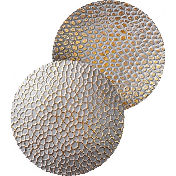 Yosma wandlamp - Zilver/goud