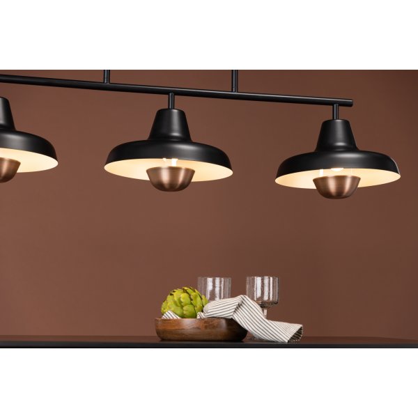 Stöten taklampa - Svart/Koppar Stöten taklampa - Svart/Koppar