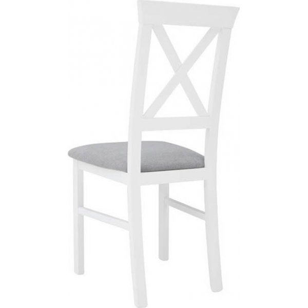 Chaise de salle  manger Allan - Gris/blanc