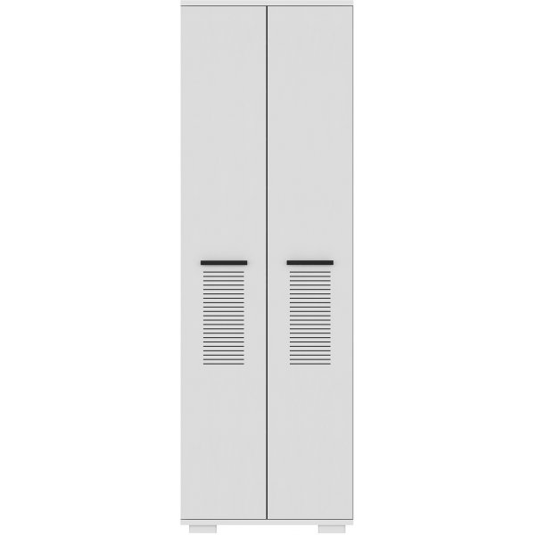 Armoire Asimo 60 x 44,6 x 183 cm - Blanc Armoire Asimo 60 x 44,6 x 183 cm - Blanc