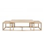 Cornus satsbord 120x60 cm - Vitpigmenterad ek