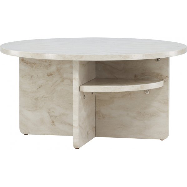 Ålesund soffbord Ø85 cm - Beige Ålesund soffbord Ø85 cm - Beige
