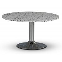 Empire matbord - Terrazzo Cosmos / Kromad trumpetfot Empire matbord - Terrazzo Cosmos / Kromad trumpetfot
