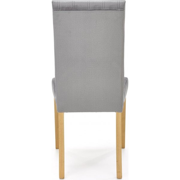 Stol Heather - Grå sammet & trä Stol Heather - Grå sammet & trä