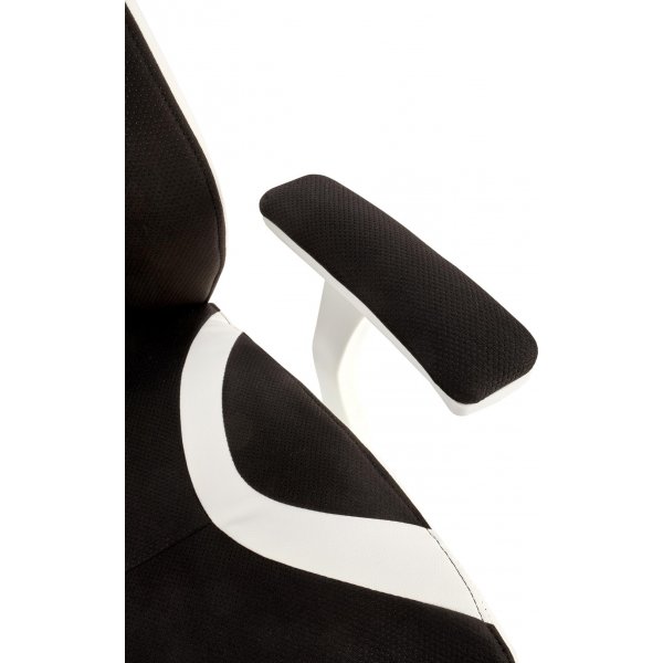 Chaise de bureau Erika - Blanc/noir Chaise de bureau Erika - Blanc/noir