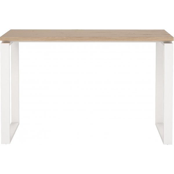 Bureau Sign 120 cm - Blanc/hickory