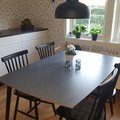 Kundbild Perstorp matbord 150x90 cm - Svart HPL: Petstorp matbord med Karl-Oscar...