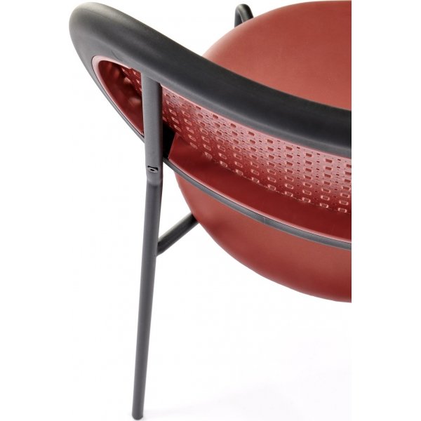 Chaise de salle à manger Cadeira 524 - Rouge foncé Chaise de salle à manger Cadeira 524 - Rouge foncé