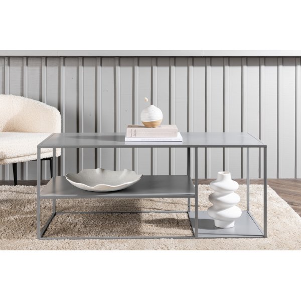 Tr�ne soffbord 120 x 50 cm - Ljusgr�