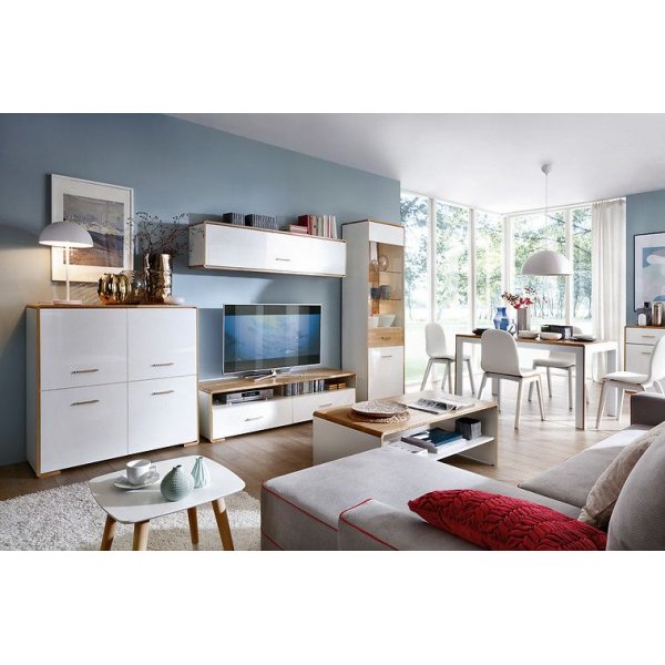 Gordon väggskåp - Vit/ek Gordon väggskåp - Vit/ek