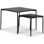 Wayne satsbord 60x60 cm - Svartbetsad ek + Flckborttagare fr mbler
